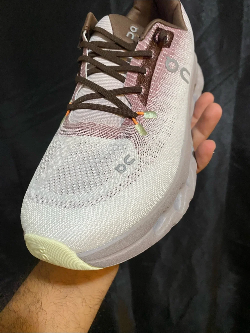 On Running Cloudnova Athletic Shoes - Pink, Brown, Cream
